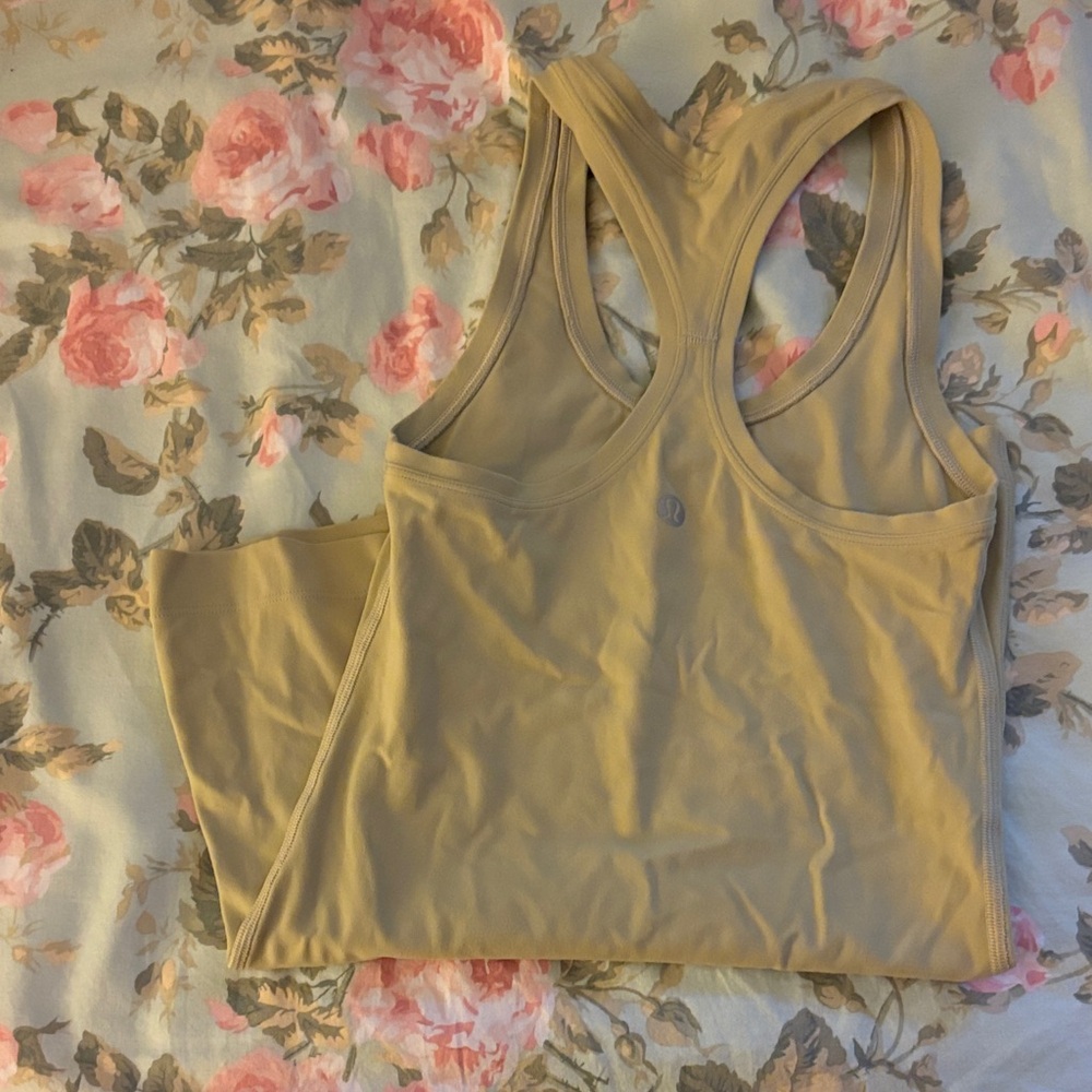 Lululemon light green Tank Top